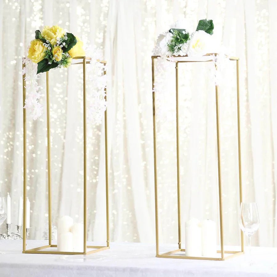 Glass & Metal Floral Vases - Pro Linens