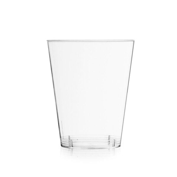 10 oz. Clear Round Plastic Tumblers - 100 Pack - Pro Linens