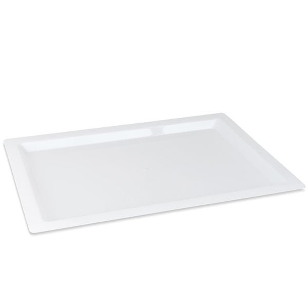 11.5" x 16.5” White Rectangular Serving Tray - 1 Count - Pro Linens