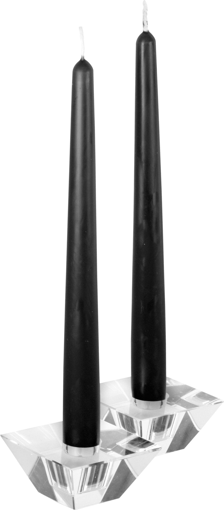 12 Inch Black Taper Candles - Pro Linens