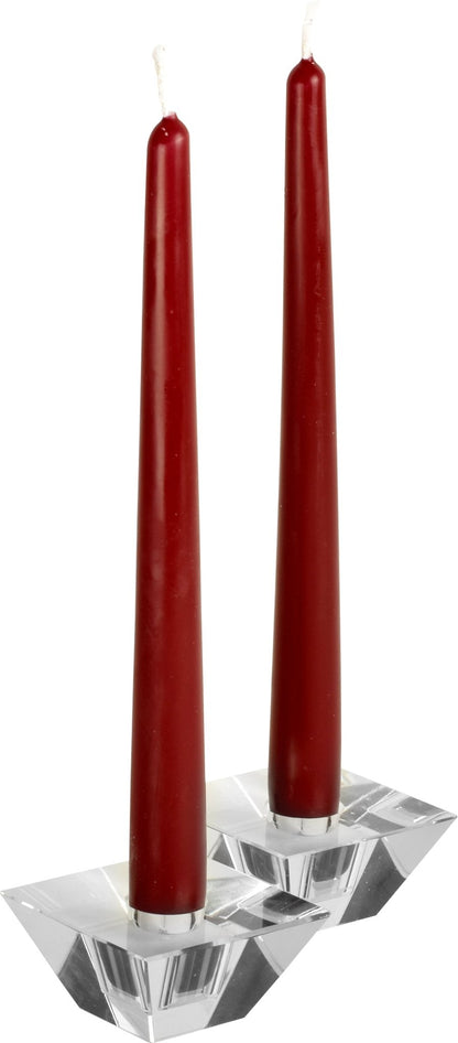 12 Inch Burgundy Taper Candles - Pro Linens