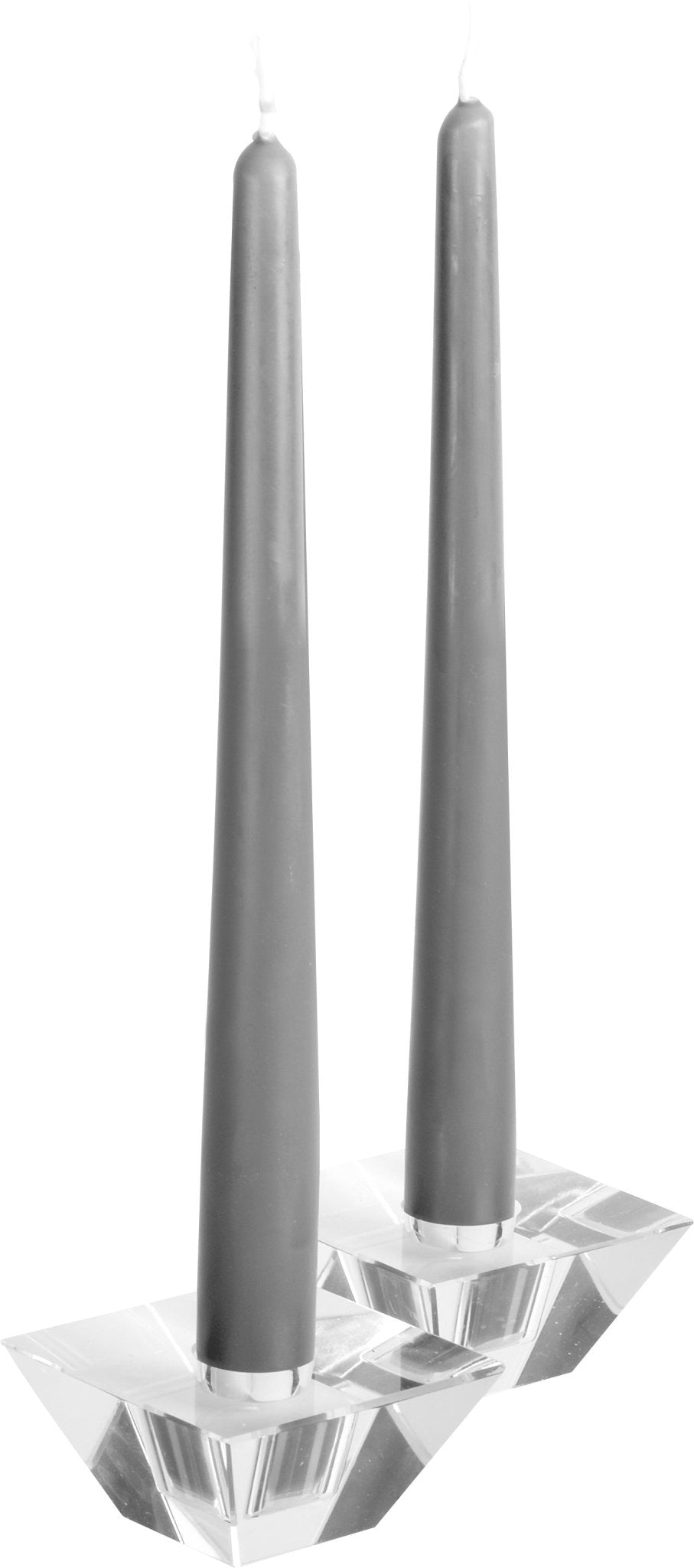 12 Inch Dark Gray Taper Candles - Pro Linens