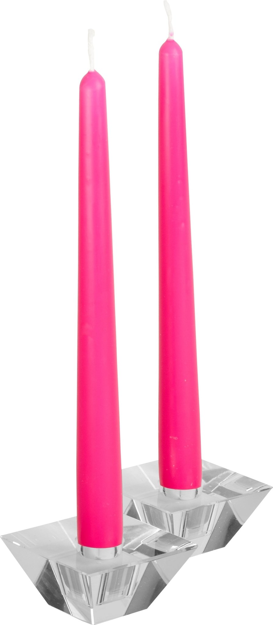 12 Inch Fuchsia Taper Candles - Pro Linens