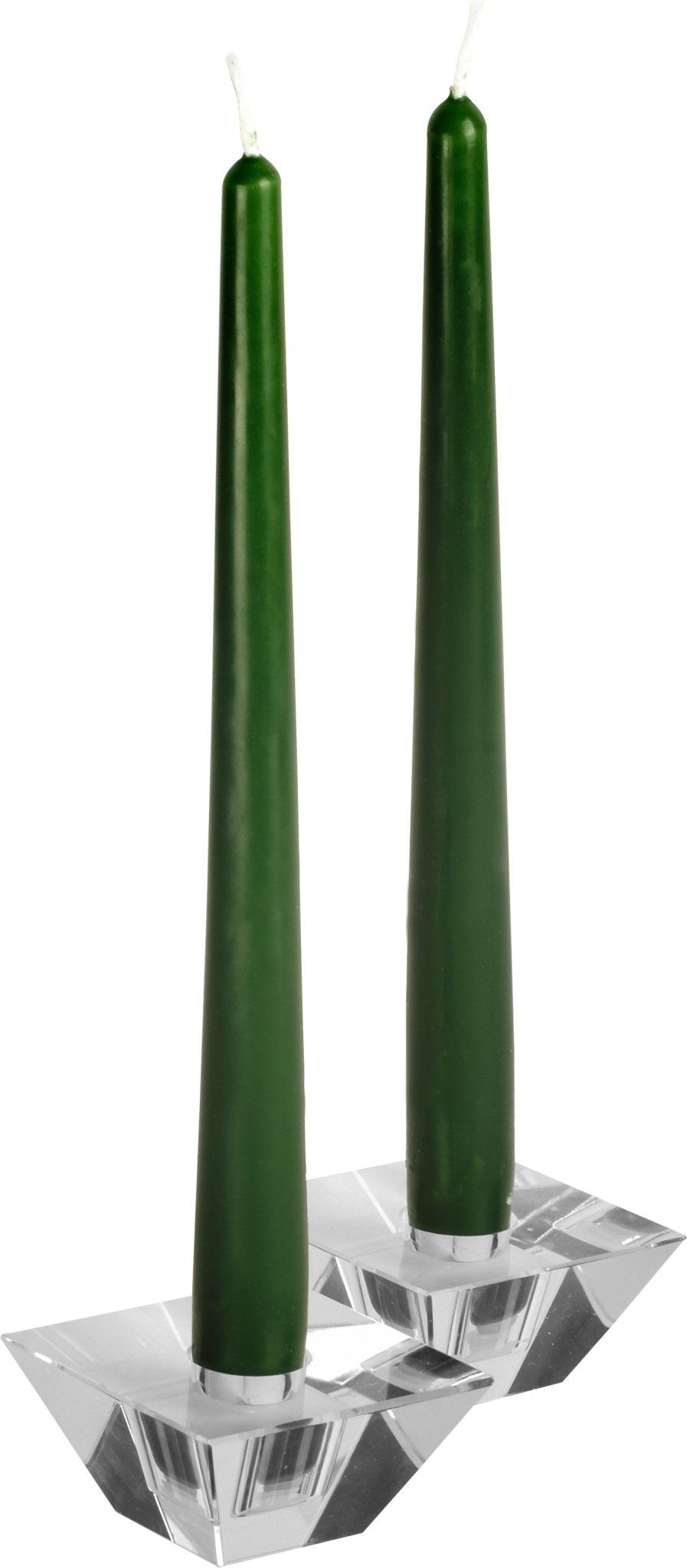 12 Inch Hunter Green Taper Candles - Pro Linens