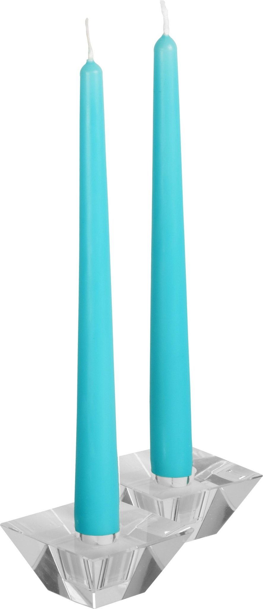 12 Inch Turquoise Taper Candles - Pro Linens