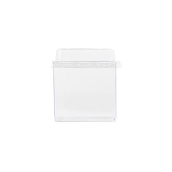 2 oz. Clear Square Cups With Lids - 8 Count - Pro Linens