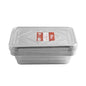 2.25 Pound Aluminum Pans With Foil Lids - 10 Sets - Pro Linens