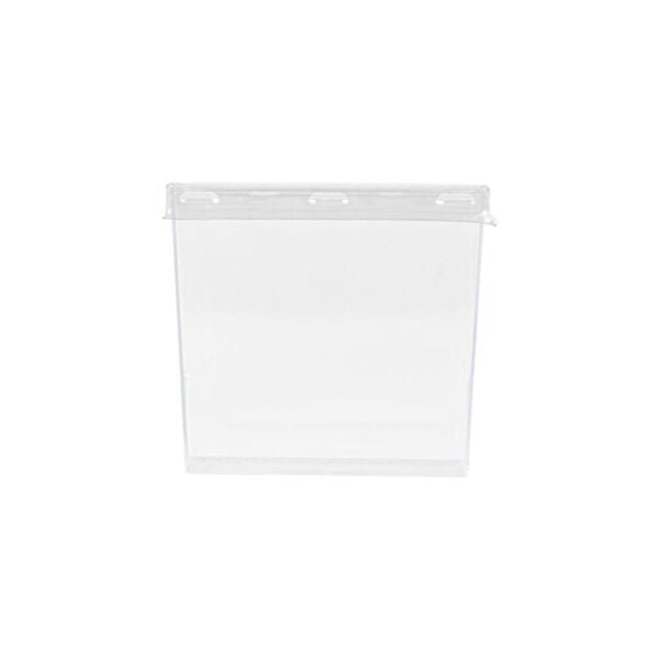 5 oz. Clear Square Cups With Lids - 10 Count - Pro Linens