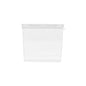 5 oz. Clear Square Cups With Lids - 10 Count - Pro Linens