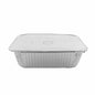 5 Pound Aluminum Pans With Foil Lids - 10 Sets - Pro Linens