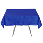 54"x54" Royal Blue Seamless Premium Velvet Square Tablecloth, Reusable Linen Pro Linens