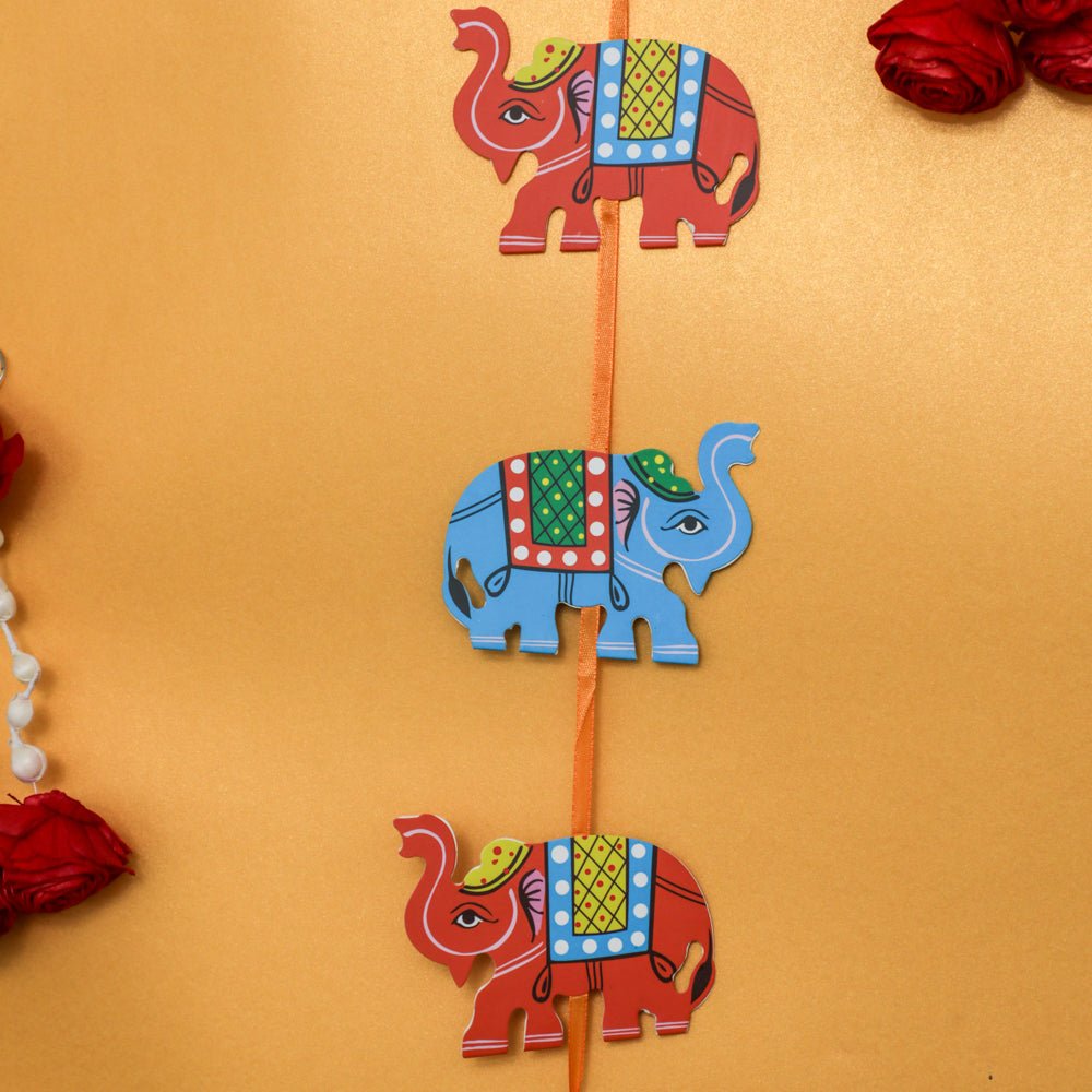 6 Ft Dual Color Elephant Garland Paper PRO Indian