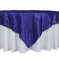 60"x60" Purple Pintuck Square Table Overlay - Clearance SALE Pro Linens