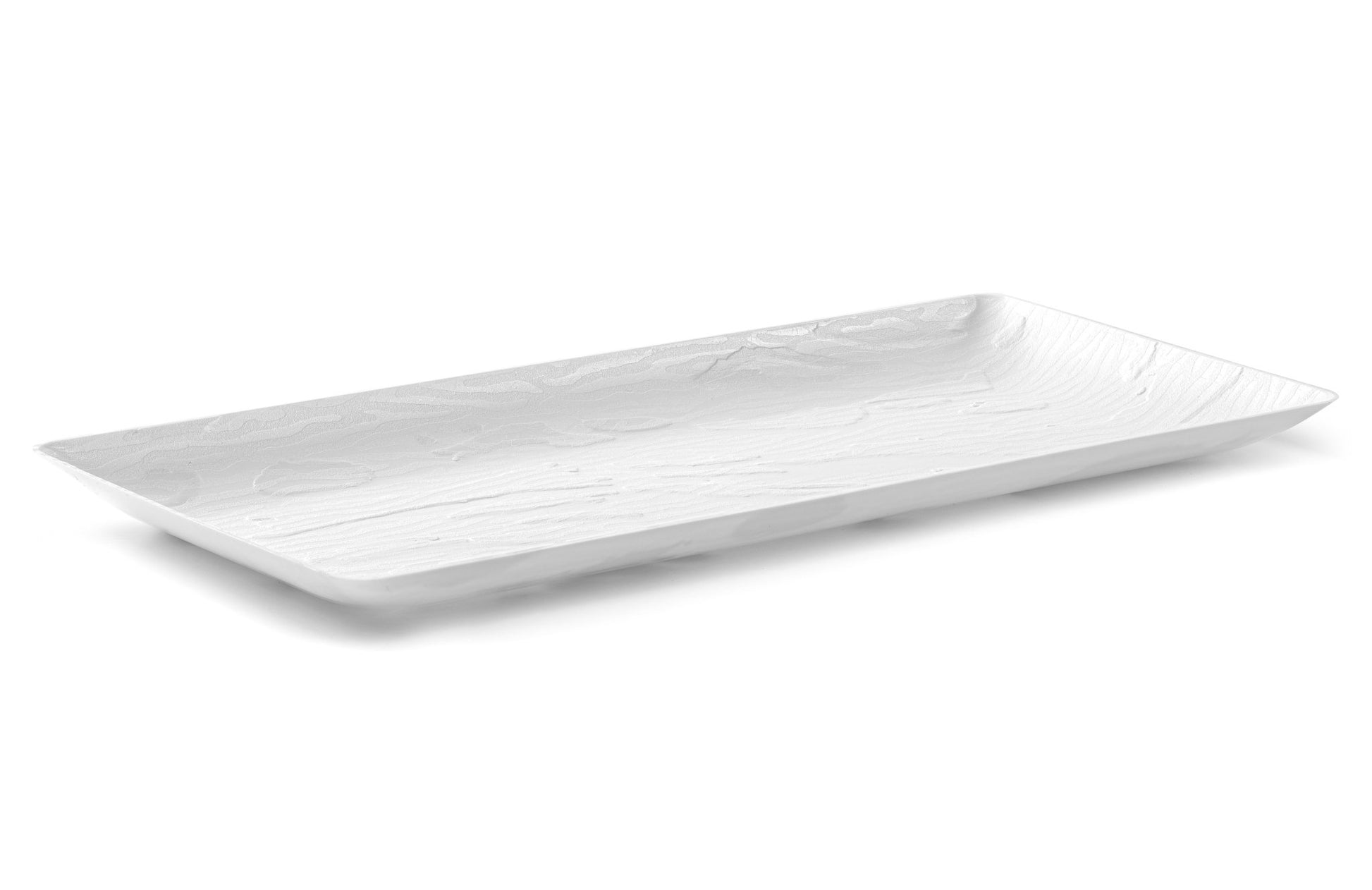 6.25 x 14 Inch Rectangle White Serving Tray 5 pack - Pro Linens