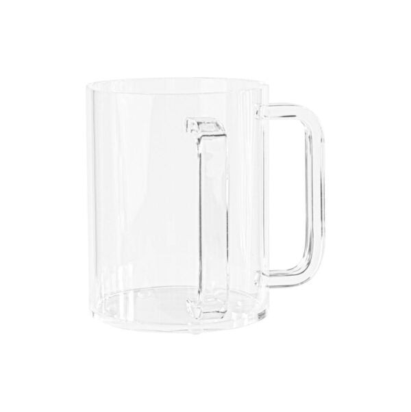 Acrylic Wash Cup Clear Handle - Pro Linens