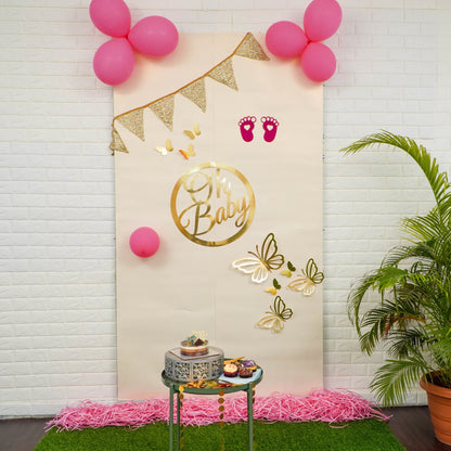 Baby Shower Backdrop Kit Kit PRO Indian