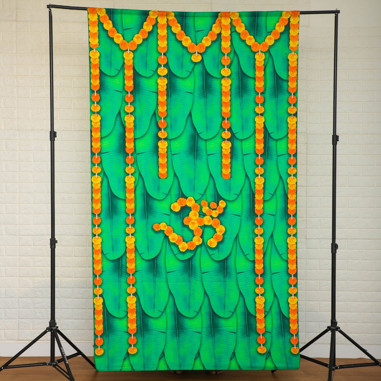 Banana Leaf Backdrop Cloth Fabric PRO Indian