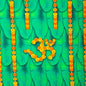 Banana Leaf Backdrop Cloth Fabric PRO Indian