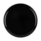 Black Round Plastic Plates 10 Pack- Edge Plate Pro Linens