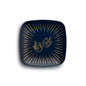 Blue and Gold Square Plastic Plates 10 Pack - Chanukah Plate Pro Linens