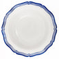 Blue and White Round Plastic Plates 10 Pack - Aristocrat Plate Pro Linens