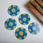 Blue Table Coasters Coasters PRO Indian