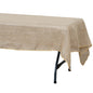 Burlap Jute 60"x102" Rectangle Tablecloth Natural - Rustic Boho Chic Table Linen - Pro Linens