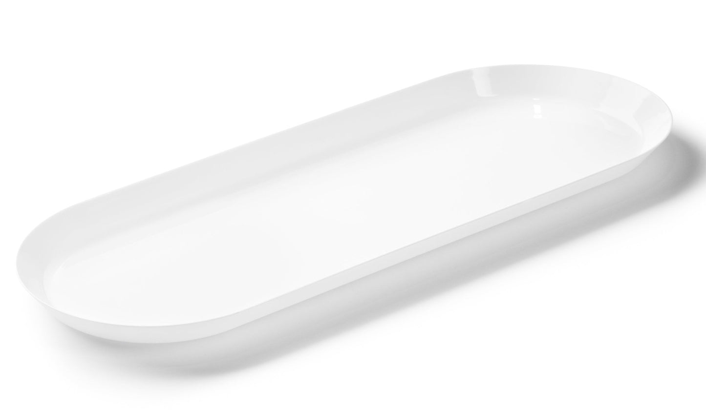 Classic White Oval Serving Dish - 2 Pack - Pro Linens