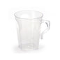 Clear 8.5oz Square Plastic Coffee Mug 8 Count - Pro Linens