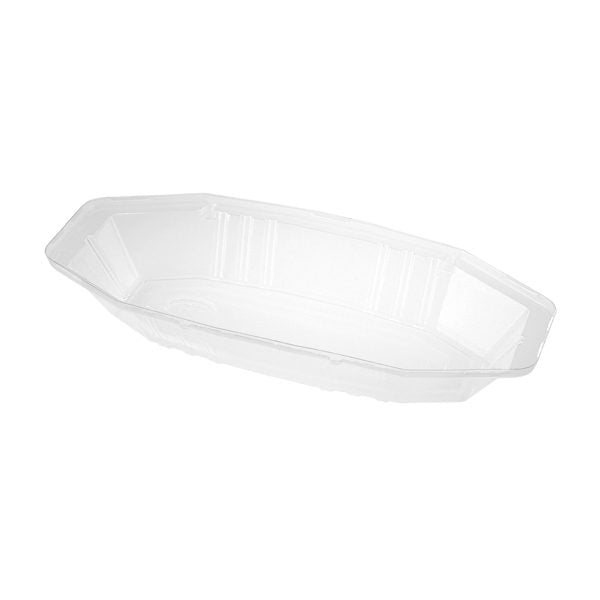 Clear Elegant Soft Serving Boat - 12 Count - Pro Linens