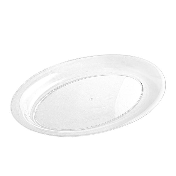 Clear Oval Serving Dish - 2 Pack - Pro Linens