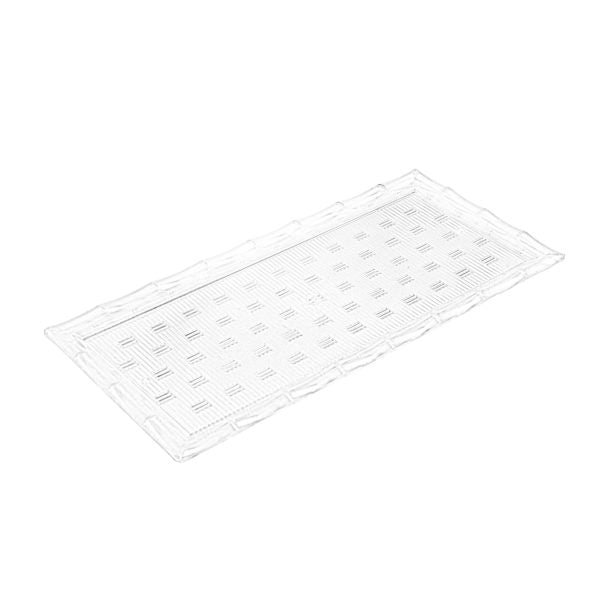 Clear Plastic Rectangular Loaf Tray - 2 Count - Pro Linens