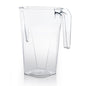 Clear Plastic Square Pitcher with Handle 48 oz. - 1 Pack - Pro Linens