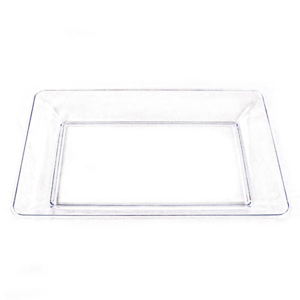 Clear Rectangular Serving Tray - 2 Count - Pro Linens