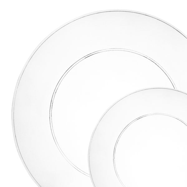 Clear Round Plastic Plates 20 Pack - Mod Plate Pro Linens