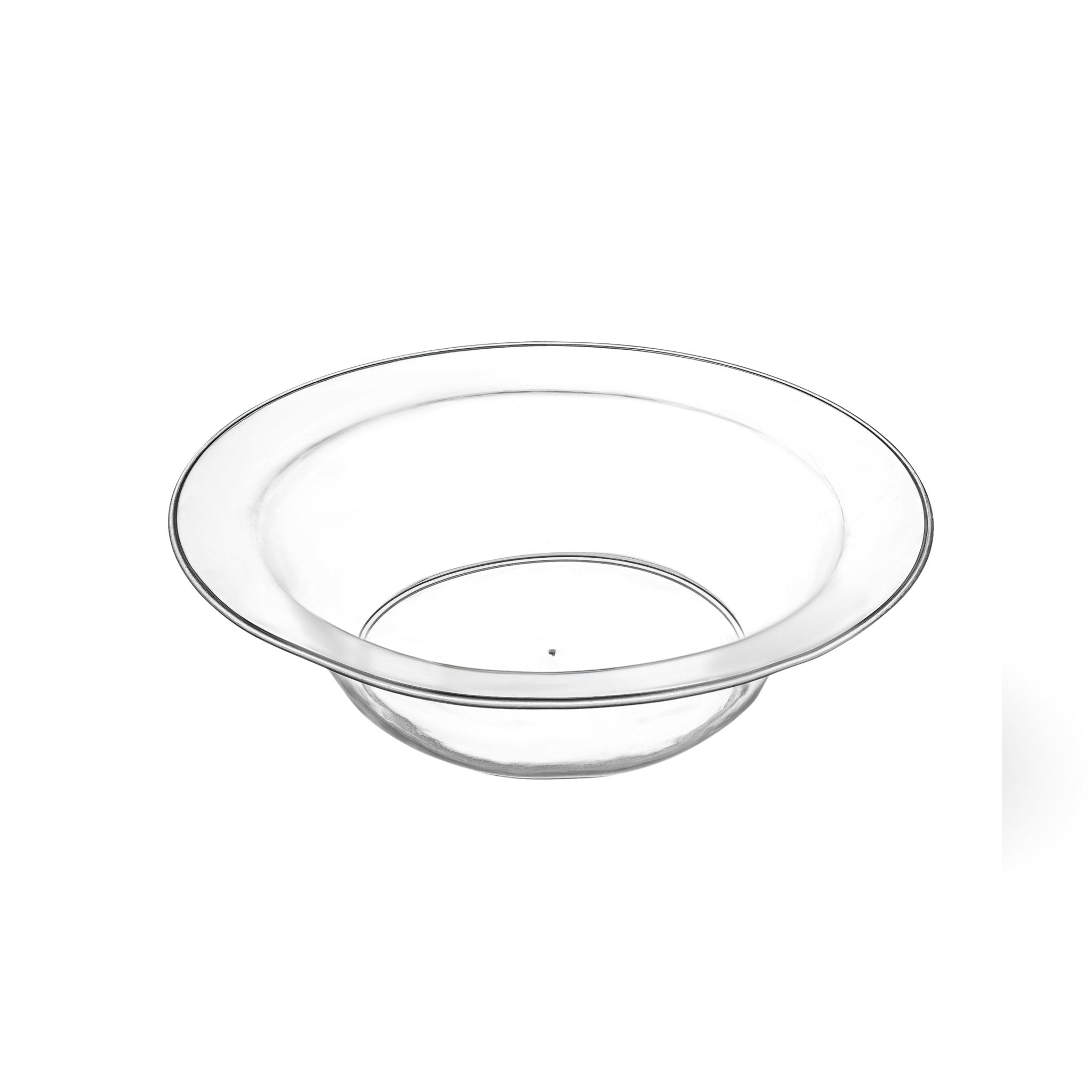 Clear Round Plastic Plates 30 Pack - Superior Plate Pro Linens