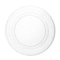 Clear Round Plastic Plates 30 Pack - Superior Plate Pro Linens