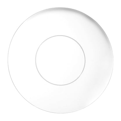 Clear Round Plastic Plates - Organic Plate Pro Linens