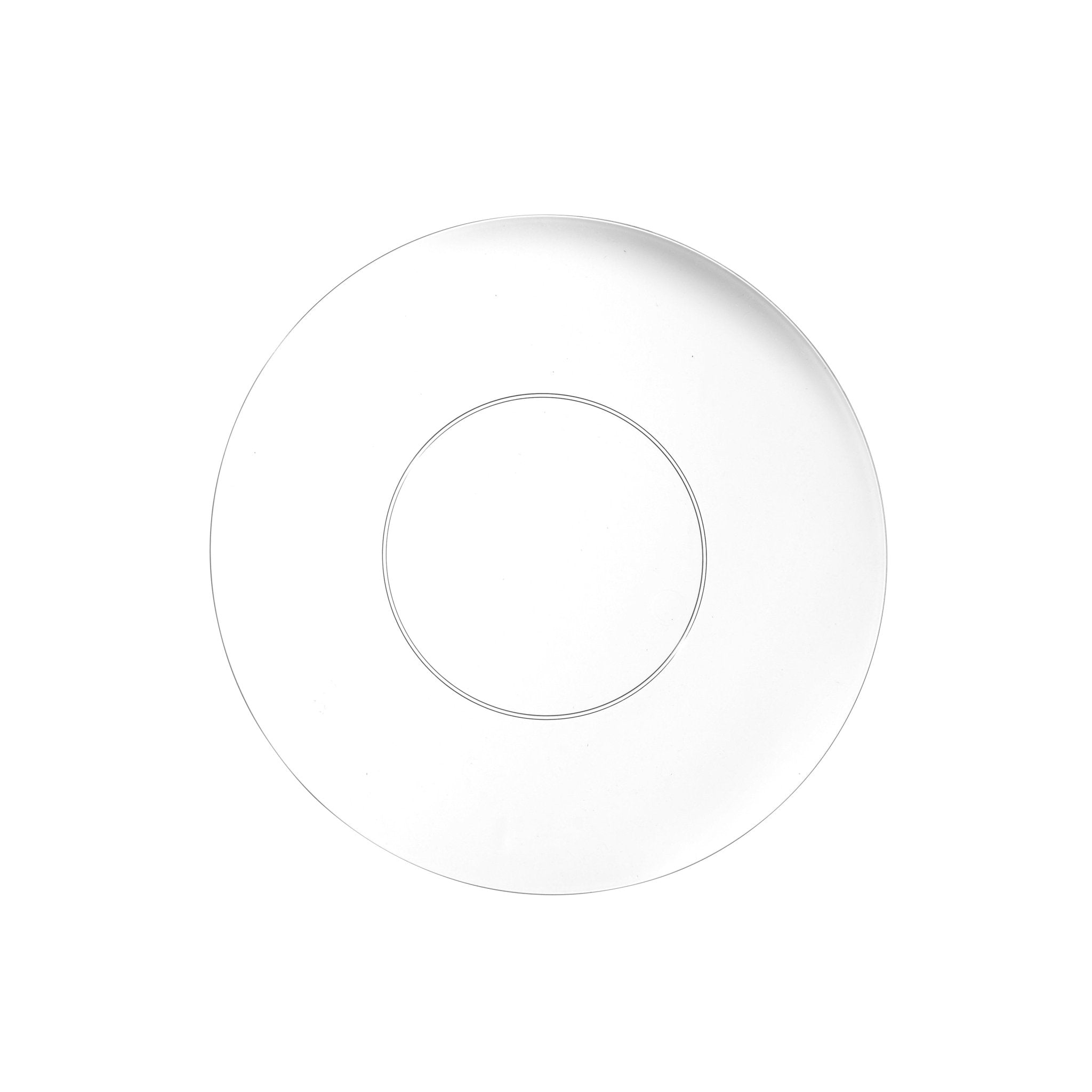 Clear Round Plastic Plates - Organic - Pro Linens