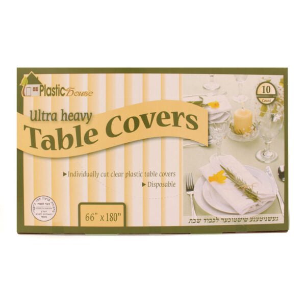 Clear Ultra Heavy Duty Tablecloths 66×180 – 10ct - Pro Linens