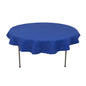 Cotton Blend 70" Round Tablecloth Royal Blue - Wrinkle-Resistant Table Cover Pro Linens