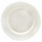 Cream Round Plastic Dinner Plates - Vintage Plate Pro Linens