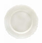 Cream Round Plastic Dinner Plates - Vintage Plate Pro Linens