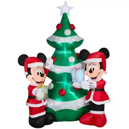 Disney 10' Pre - Lit Inflatable Mickey & Minnie Tree - Pro Linens