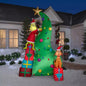 Dr. Seuss 10' Pre - Lit Inflatable Grinch and Max - Pro Linens