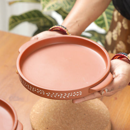 Floral Ceramic Platter /Thali Ceramic PRO Indian