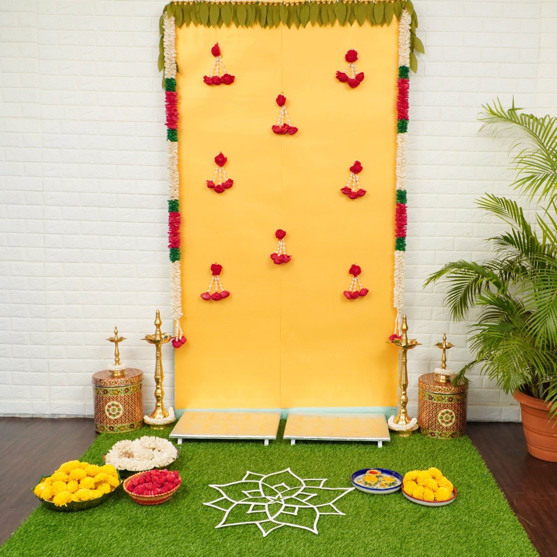 Floral Mogra Backdrop Kit Kit PRO Indian