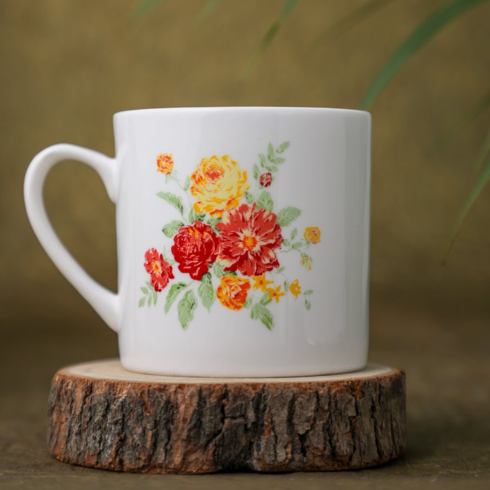 Floral Tea Cup Ceramic PRO Indian