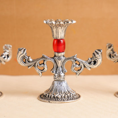 German Silver Candle Holder home decor PRO Indian