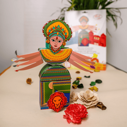 Goddess Durga DIY Origami Kit PRO Indian